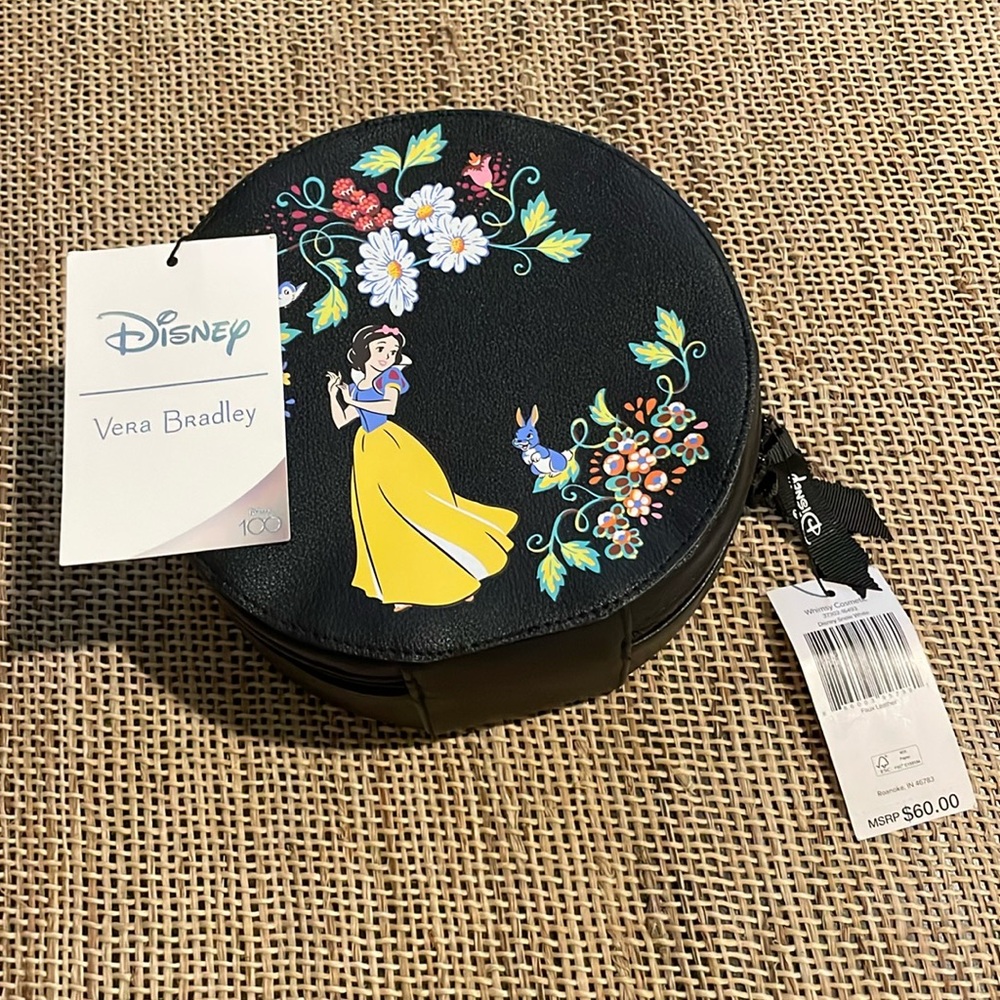 Vera Bradley Disney Snow White Cosmetics Bag, NWT